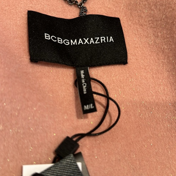 NWT BCBGMAXAZRIA BCBG Manchester Oversized Cape Coat PINK SPARK Size M/L - Picture 5 of 7